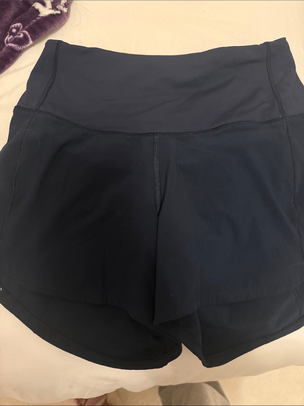 lululemon athletica Women's Black High-Rise Athletic Shorts